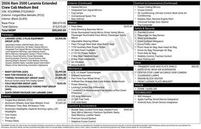 2026 RAM 3500 Crew Cab, $92990. Photo 1