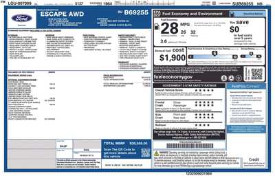 2025 Ford Escape, $29757. Photo 1