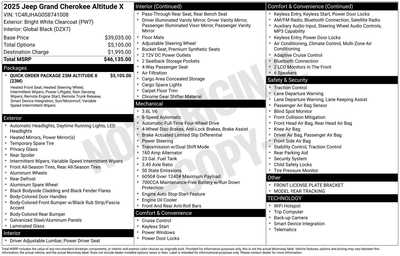 2025 Jeep Grand Cherokee, $41385. Photo 7