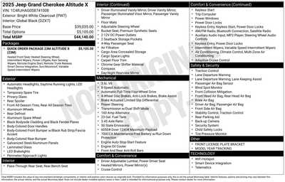 2025 Jeep Grand Cherokee, $42385. Photo 1