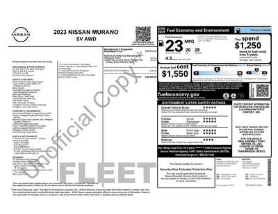 2023 Nissan Murano, $24250. Photo 10