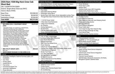 2026 RAM 1500 Crew Cab, $53311. Photo 11
