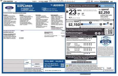 2026 Ford Explorer, $40649. Photo 1