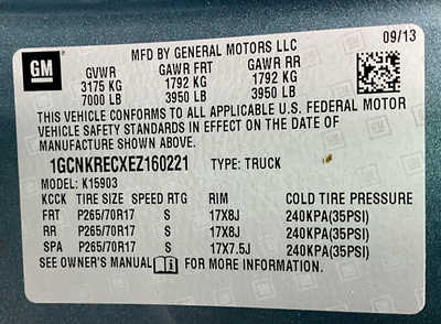 2014 Chevrolet 1500 Reg Cab, $0. Photo 12