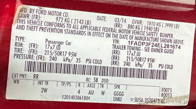 2014 Ford Focus, $0. Photo 12
