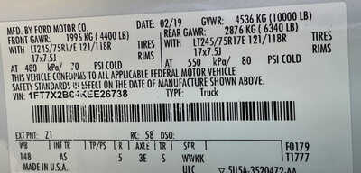 2019 Ford F250 Ext Cab, $23495. Photo 8