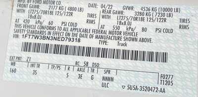 2022 Ford F350 Crew Cab, $28995. Photo 9