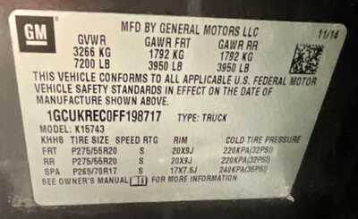 2015 Chevrolet 1500 Crew Cab, $12488. Photo 8