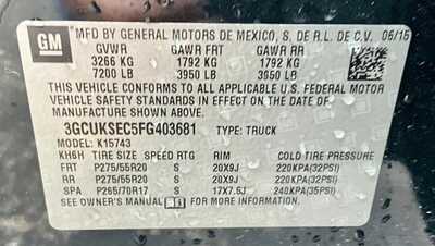 2015 Chevrolet 1500 Crew Cab, $0. Photo 11