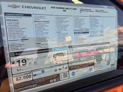 2026 Chevrolet Colorado Crew Cab, $0. Photo 8