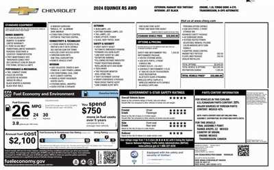 2024 Chevrolet Equinox, $32880. Photo 8
