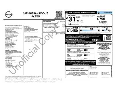 2023 Nissan Rogue, $23619. Photo 7