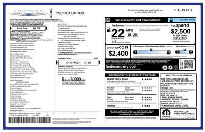 2025 Chrysler Pacifica, $33999. Photo 10