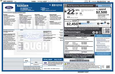 2024 Ford Ranger Crew Cab, $37032. Photo 9