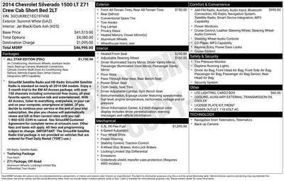 2014 Chevrolet 1500 Crew Cab, $0. Photo 1