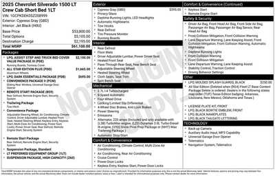 2025 Chevrolet 1500 Crew Cab, $43999. Photo 3