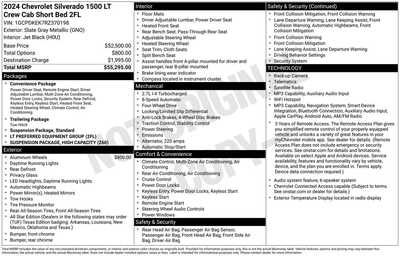 2024 Chevrolet 1500 Crew Cab, $0. Photo 1