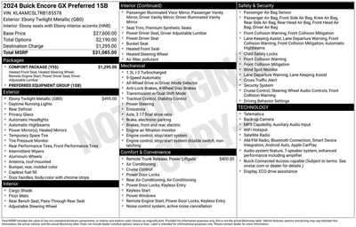 2024 Buick Encore GX, $0. Photo 1