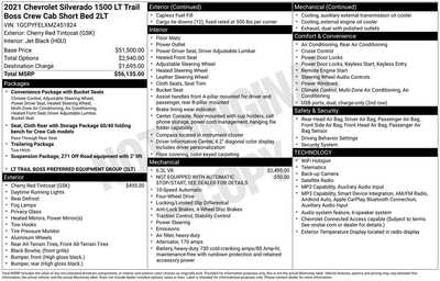 2021 Chevrolet 1500 Crew Cab, $0. Photo 1