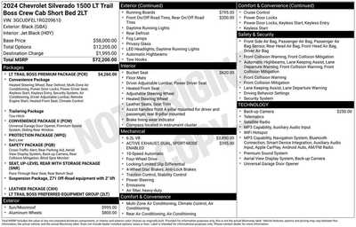 2024 Chevrolet 1500 Crew Cab, $0. Photo 1