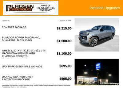 2026 Chevrolet Tahoe, $75970. Photo 5