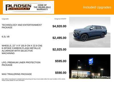 2026 Chevrolet Tahoe, $92020. Photo 5