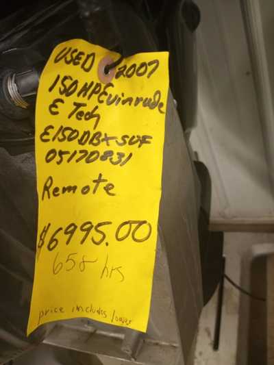 2007 Evinrude E150DBXSUF, $6995. Photo 1