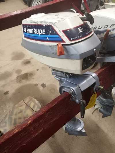 1982 Evinrude E4WCNR, $465. Photo 2