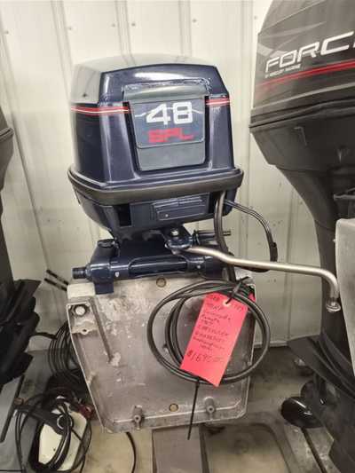 1989 Evinrude E48ESLCER, $1695. Photo 2