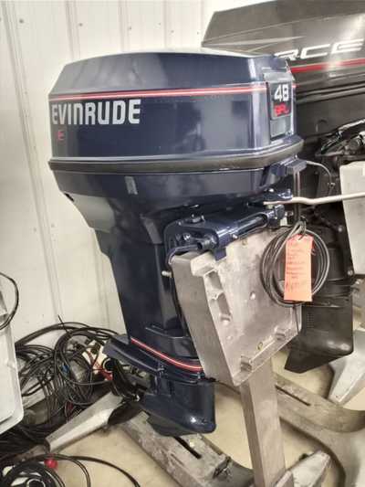 1989 Evinrude E48ESLCER, $1695. Photo 1