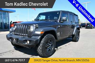 2018 Jeep Wrangler Unlimited, $19250. Photo 1