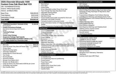 2026 Chevrolet 1500 Crew Cab, $49155. Photo 12