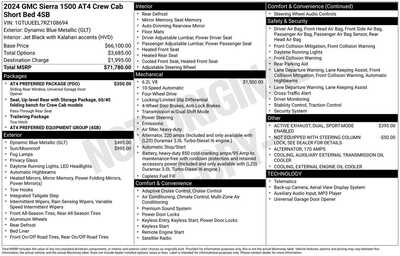 2024 GMC 1500 Crew Cab, $55703. Photo 12