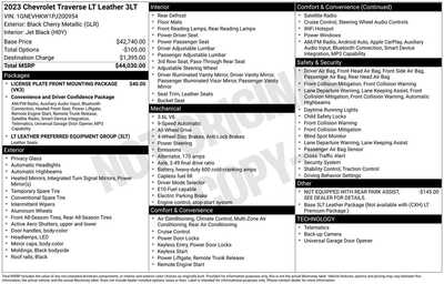 2023 Chevrolet Traverse, $34632. Photo 12