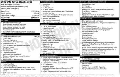2026 GMC Terrain, $30289. Photo 12