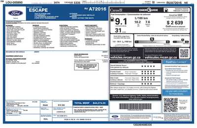 2024 Ford Escape, $23417. Photo 12