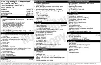 2025 Jeep Wrangler, $43347. Photo 12