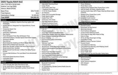 2025 Toyota RAV4, $32020. Photo 12