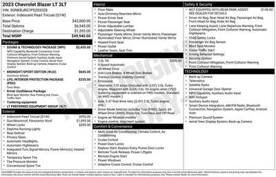 2023 Chevrolet Blazer, $31747. Photo 12
