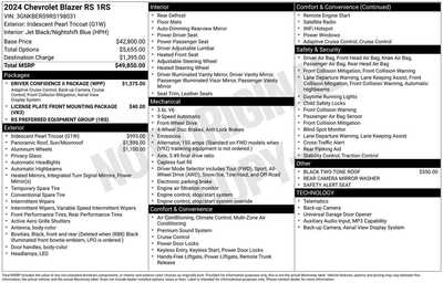 2024 Chevrolet Blazer, $34050. Photo 12