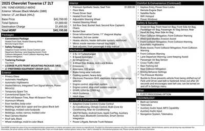 2025 Chevrolet Traverse, $35809. Photo 12