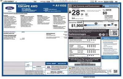 2025 Ford Escape, $23175. Photo 12