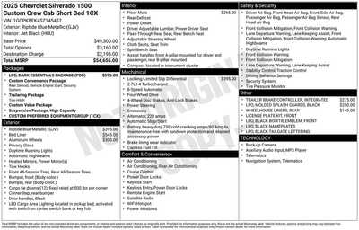 2025 Chevrolet Silverado 1500, $38730. Photo 12