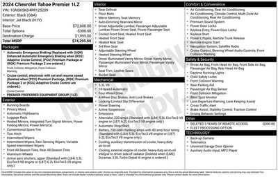 2024 Chevrolet Tahoe, $52078. Photo 12