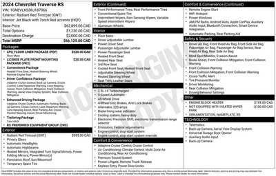 2024 Chevrolet Traverse, $48347. Photo 12