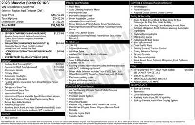 2023 Chevrolet Blazer, $35004. Photo 12