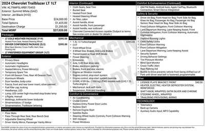 2024 Chevrolet TrailBlazer, $22140. Photo 12
