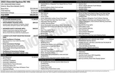 2022 Chevrolet Equinox, $21992. Photo 12