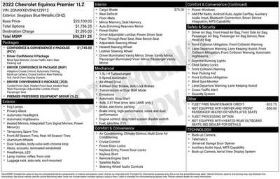 2022 Chevrolet Equinox, $24066. Photo 12