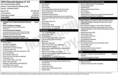 2024 Chevrolet Equinox, $23217. Photo 12